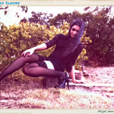 Cyn (with me) What a great time we had putting together our first shoot. A gorgous model on a windswept day.